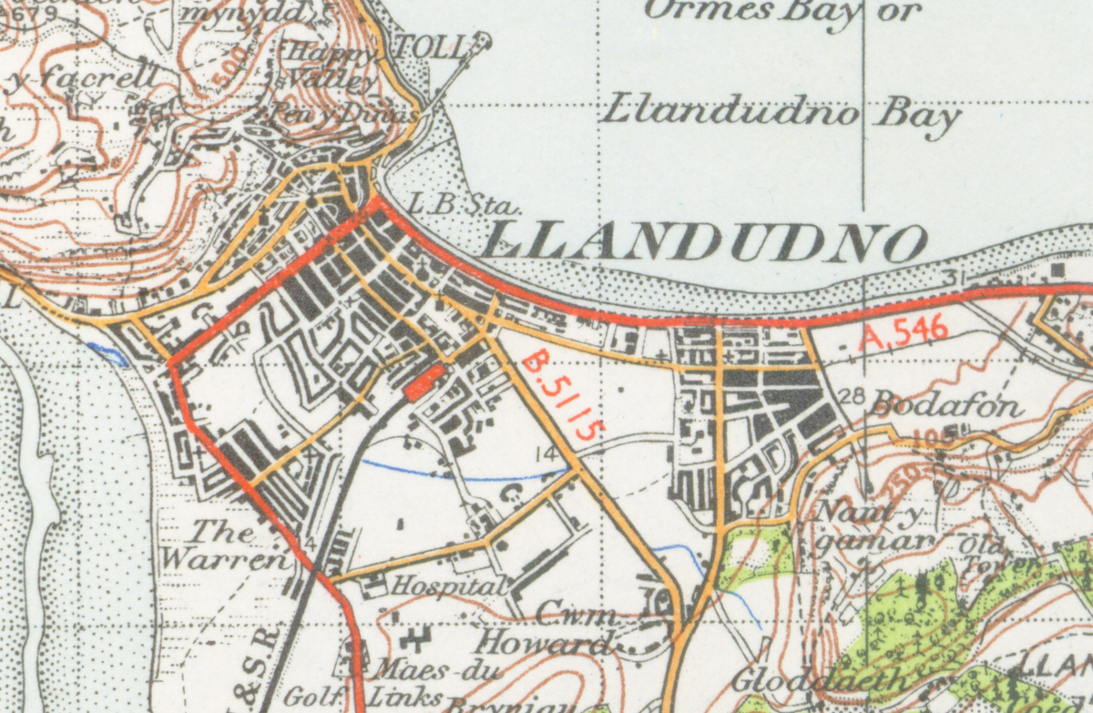 File:llandudnomap1947 - Wikimedia Commons inside Ordnance Survey Map Of Llandudno
