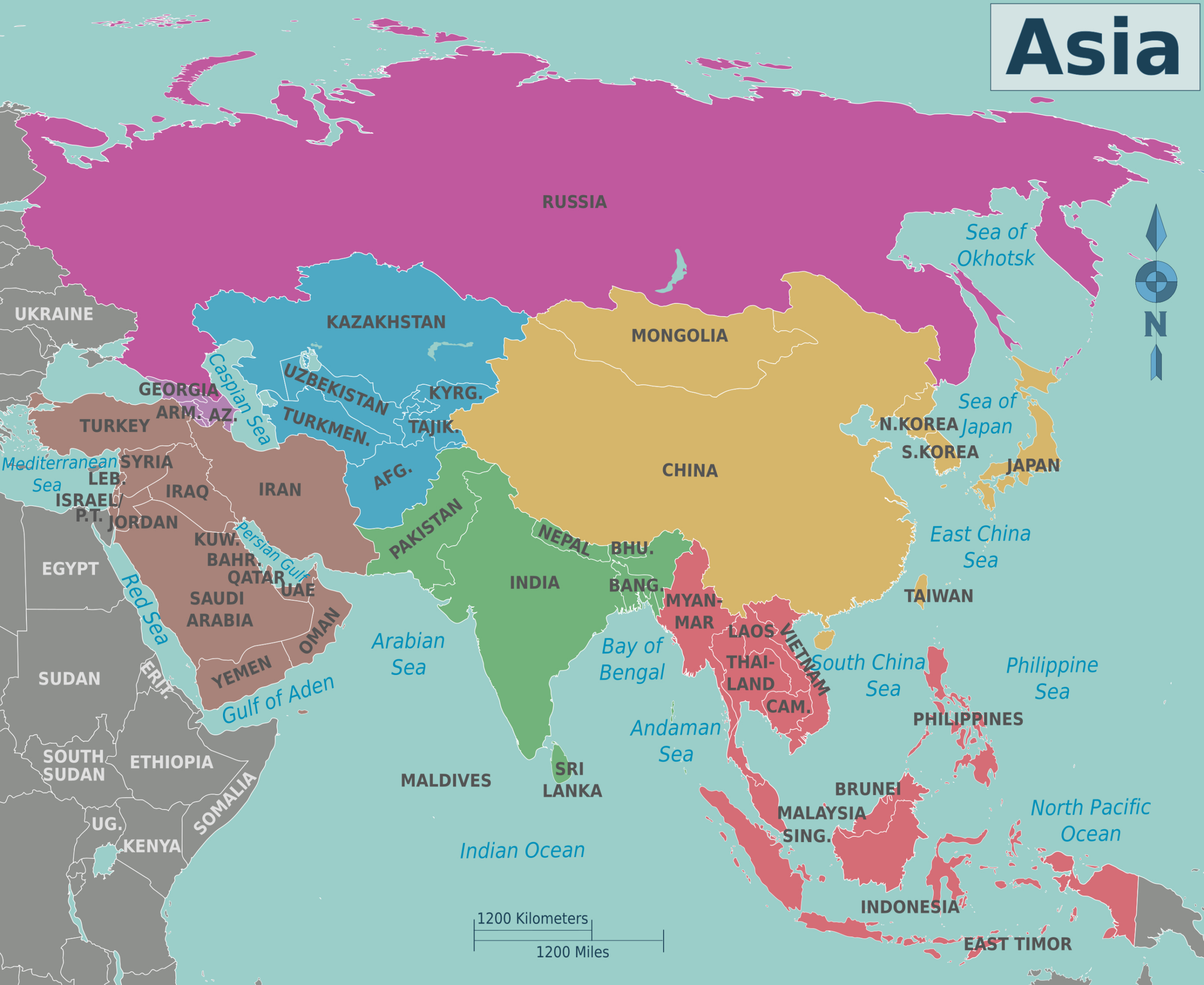 File:map Of Asia.svg - Wikipedia within Map Of Countries In Asia And Europe