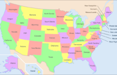 File:map Of Usa Showing State Names – Wikimedia Commons in Map of USA with State Names Printable