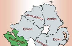 File:map Showing The Traditional, Geographical County Of County pertaining to Map Of Fermanagh Northern Ireland