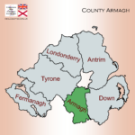 File:map Showing The Traditional, Geographical County Of County Within Map Of Armagh Northern Ireland