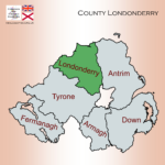 File:map Showing The Traditional, Geographical County Of County Within Map Of County Londonderry Northern Ireland