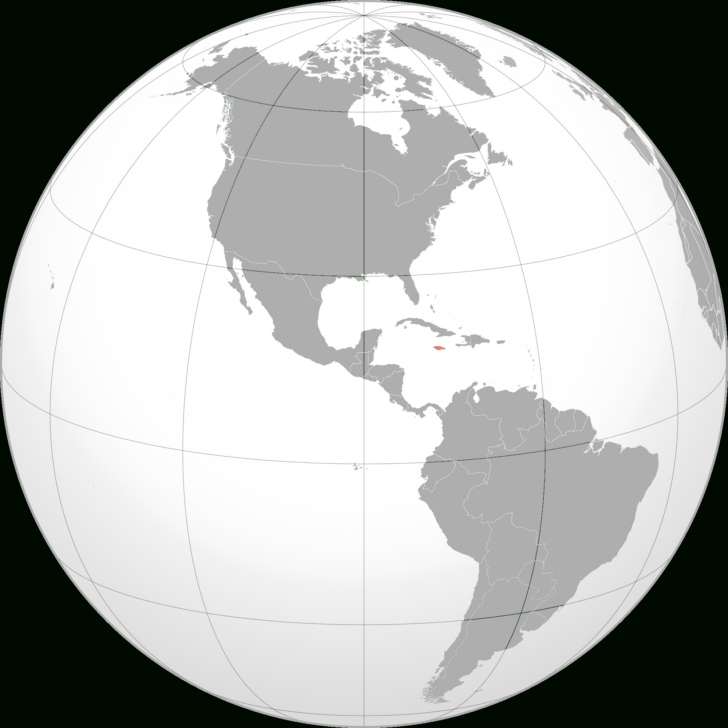 Blank Map of Western Hemisphere