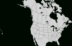 File:north America Blank Range Map - Wikimedia Commons inside Free Printable Blank Map of North America