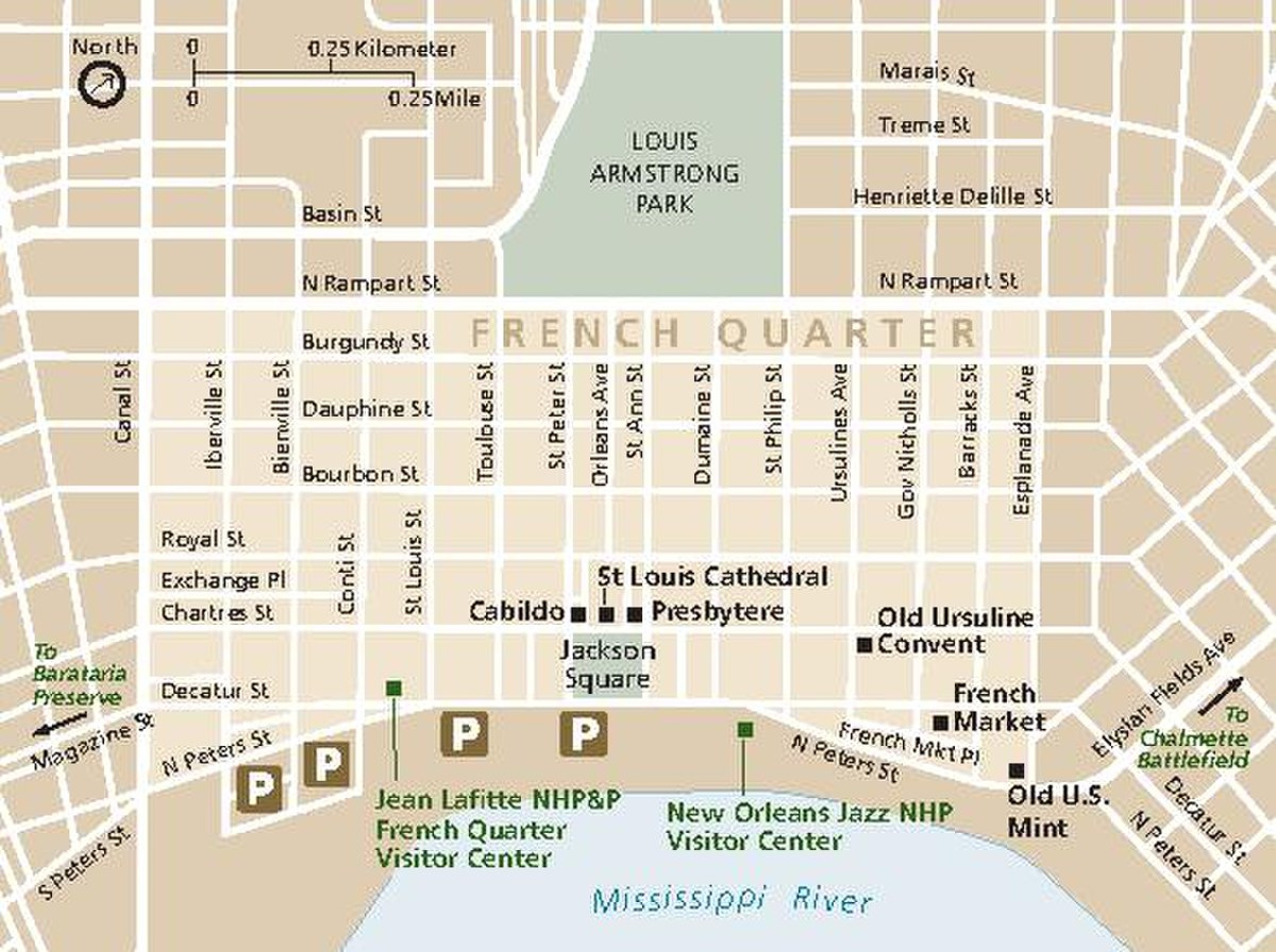 File:nps Jean-Lafitte-New-Orleans-French-Quarter-Map.pdf for Printable Map Of French Quarter New Orleans