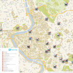 File:rome Printable Tourist Attractions Map   Wikimedia Commons Throughout Map Of Rome Italy Attractions