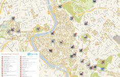 File:rome Printable Tourist Attractions Map - Wikimedia Commons throughout Map of Rome Italy Attractions