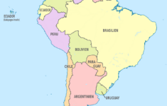 File:south America, Administrative Divisions - De - Colored.svg throughout Map Of North And South America With Countries Labeled