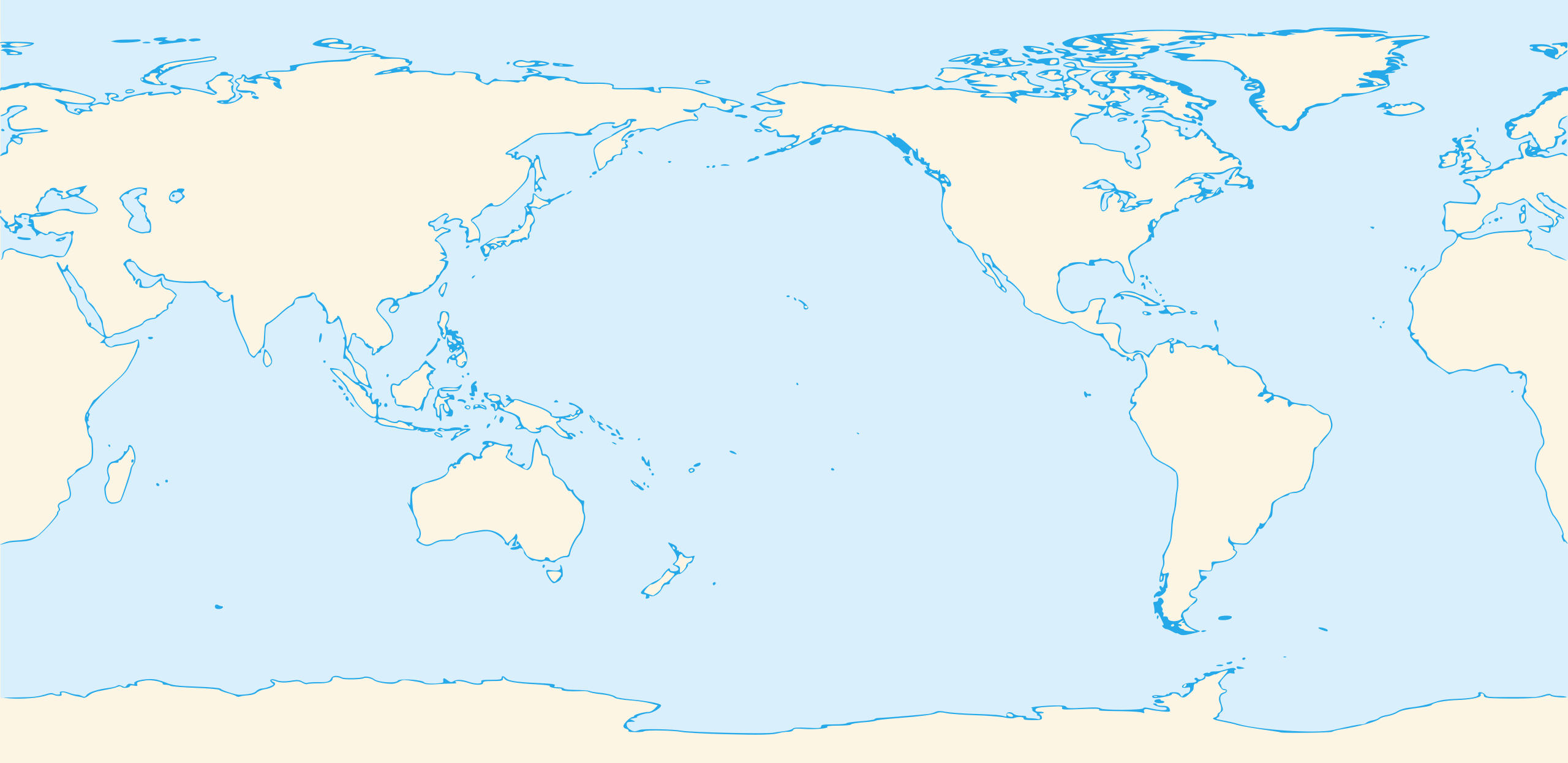 File:world Pacific Centered.svg - Wikimedia Commons throughout Free Printable World Map Pacific Centered