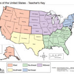Five Regions Of The United States Regarding 5 Regions Of The United States Printable Map