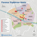 Florence Hotel Map For Map Of Florence Italy Neighborhoods