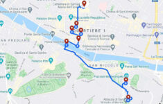 Florence In One Day: How To Plan The Perfect Itinerary (With Map) throughout Walking Map of Florence Italy