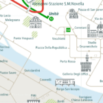 Florence Rail Map   Urban Map With Regard To Map Of Train Stations In Florence Italy