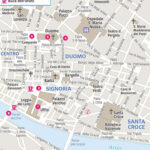 Florence Top Tourist Attractions Map   Free Map Of Inner City With Tourist Map Of Florence Italy