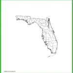 Florida County Map [Map Of Fl Counties And Cities] With Free Printable Map Of Florida Counties
