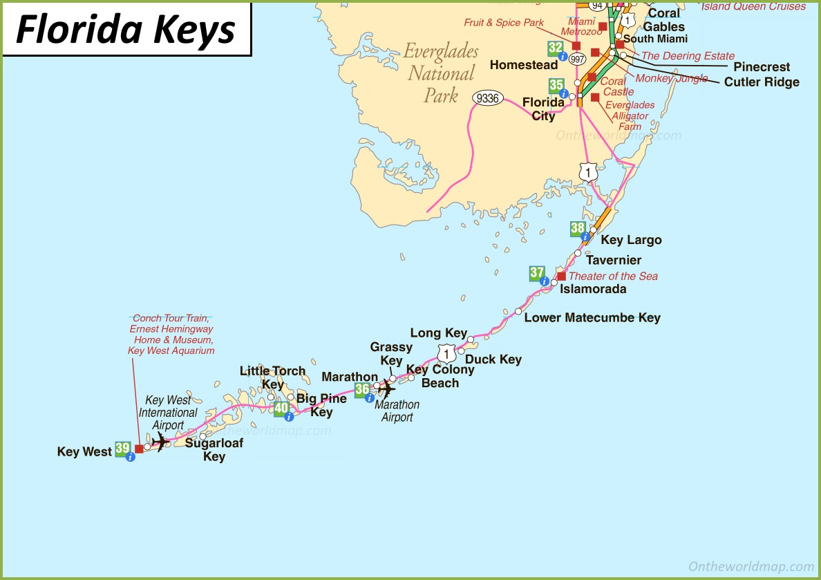 Florida Keys Map | U.s. | Maps Of Florida Keys throughout Free Printable Map Of Florida Keys