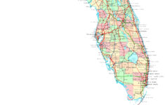 Florida Printable Map for Map of Florida By County Printable