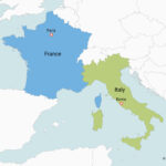 France Italy Natural Boundary: Geography And Recent Changes Pertaining To Map Of Border Between France And Italy