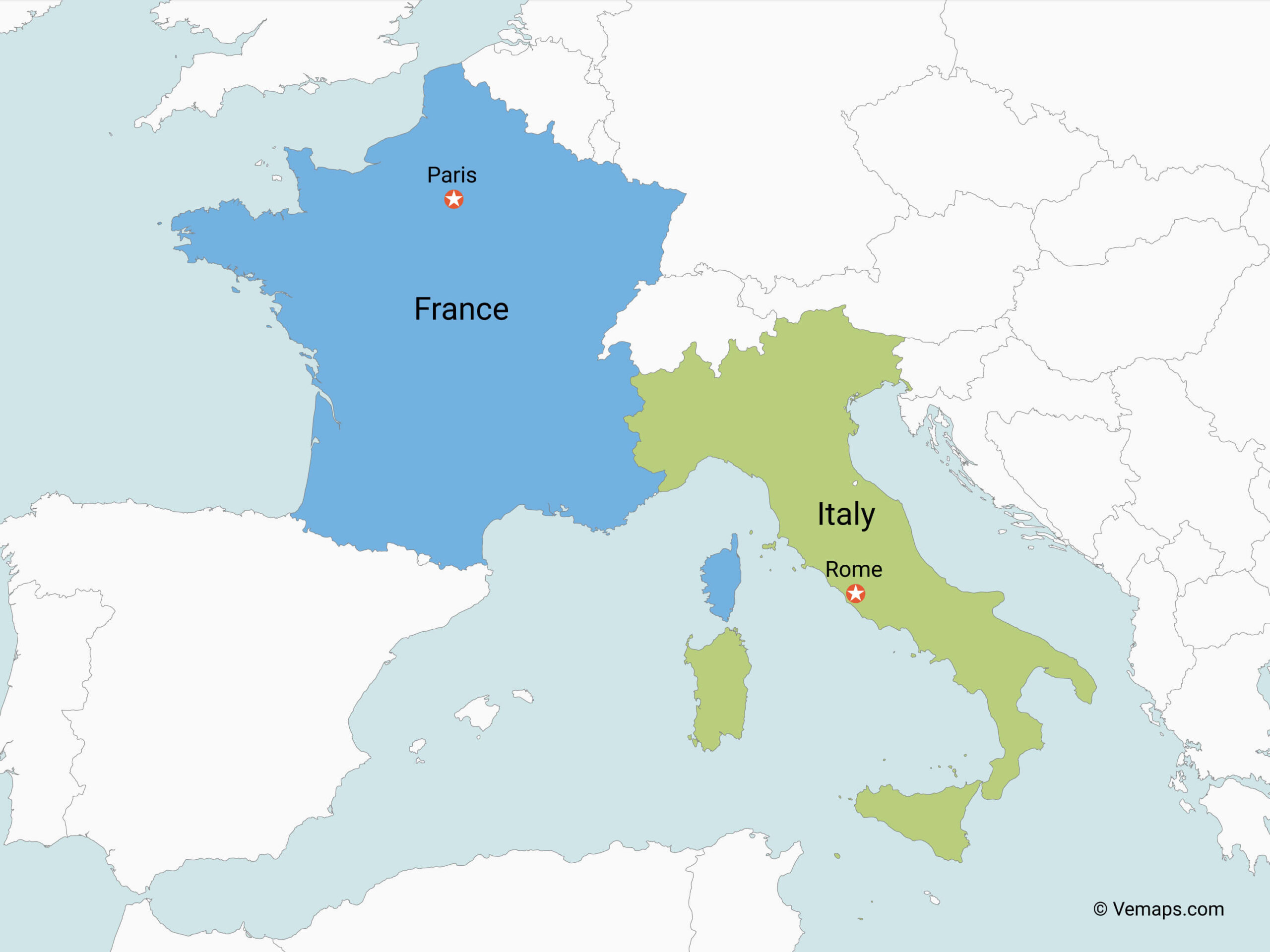 France-Italy Natural Boundary: Geography And Recent Changes pertaining to Map Of Border Between France And Italy