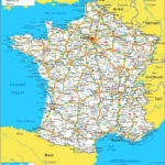 France Road Map   Guide Of The World Regarding Driving Map Of France And Italy
