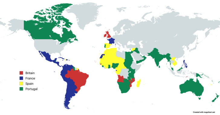 Map of Portugal Spain France and England Map of Portugal Spain France and England