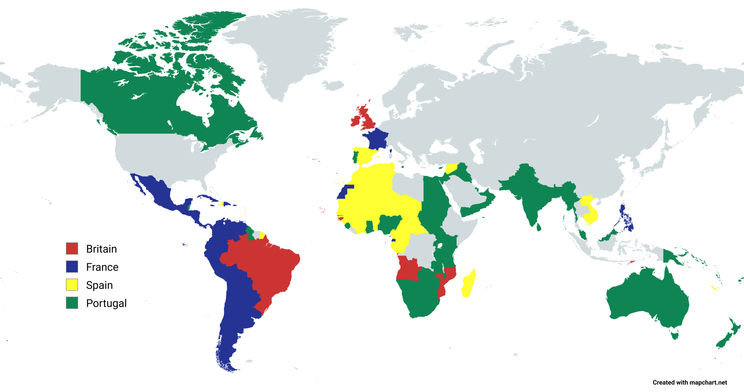 France, Spain, Portugal And Britain Have Magically Switched inside Map Of Portugal Spain France And England