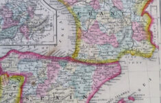 France Spain Portugal Switzerland Corsica Paris Madrid Lisbon 1860 inside Map Of France And Spain And Portugal