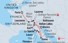 France, Switzerland, And Italyrail | Trailfinders in Map of France Italy Switzerland