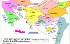 Free Acts Map: Paul'S First &amp; Second Missionary Journeys With for Free Printable Map of Paul&amp;#039;s Second Missionary Journey