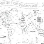 Free Coloring Pages & Card Downloads – Maptote Inside Printable Full Page World Map Coloring Page