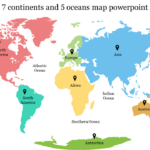 Free Continents Google Slides Themes & Powerpoint Templates With 7 Continents And 5 Oceans Printable Map