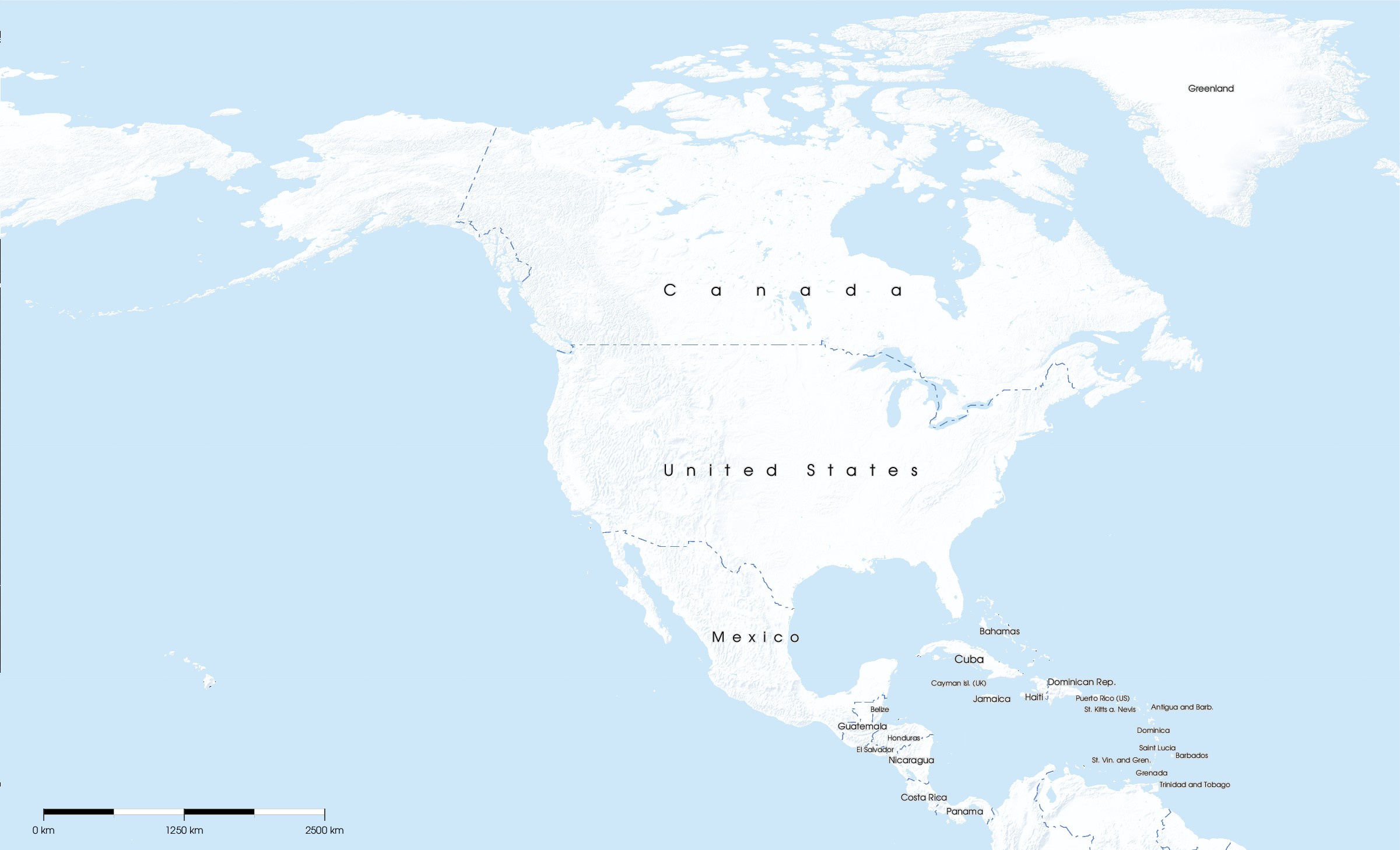 Free Maps Of North America | Mapswire with regard to Large Printable Map Of North America