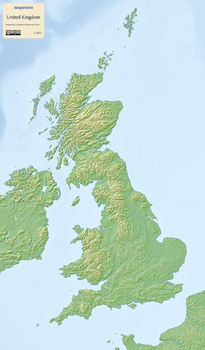 Free Maps Of The United Kingdom | Mapswire within Free Printable Map Of British Isles
