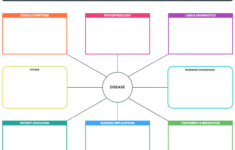 Free Nursing Concept Map Template To Edit Online for Free Printable Nursing Concept Map Template