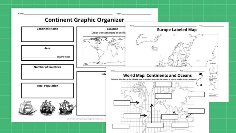 Free Printable Blank Map Of The Continents And Oceans | Adams Printable Map