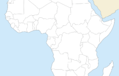 Free Printable Maps Of Africa in Blank Political Map of Africa Printable
