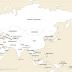 Free Printable Maps Of Asia Throughout Free Printable Map Of Asia With Countries