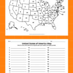 Free Printable Maps Of The United States Bundle Throughout Blank States And Capitals Map Printable