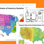 Free Printable Maps Of The United States Bundle With United States Map With Latitude And Longitude Printable