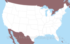 Free Printable Maps Of The United States regarding Blank United States Map Free Printable