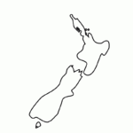Free Printable New Zealand Map Coloring Page In Blank Map Of New Zealand Printable