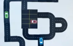 Free Printable Road Template - Pjs And Paint within Free Printable Printable Road Map For Toy Cars