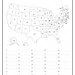 Free Printable United States Map Quiz And Worksheet | Map Quiz In Free Printable United States Map Quiz