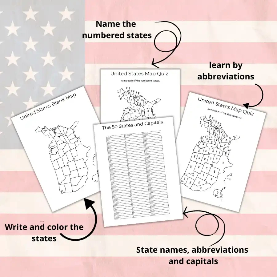Free Printable United States Map - The Facts Institute with regard to Free Printable United States Map Quiz