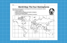 Free Printable World Map Bundle for Free Printable Blank World Map with Latitude and Longitude
