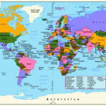 Free Printable World Map Poster For Kids [Pdf] Within Printable Map Of The World Free