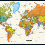 Free Printable World Map Wallpaper Hd, 4K, Png, Images In Pdf Regarding Printable World Map With Cities