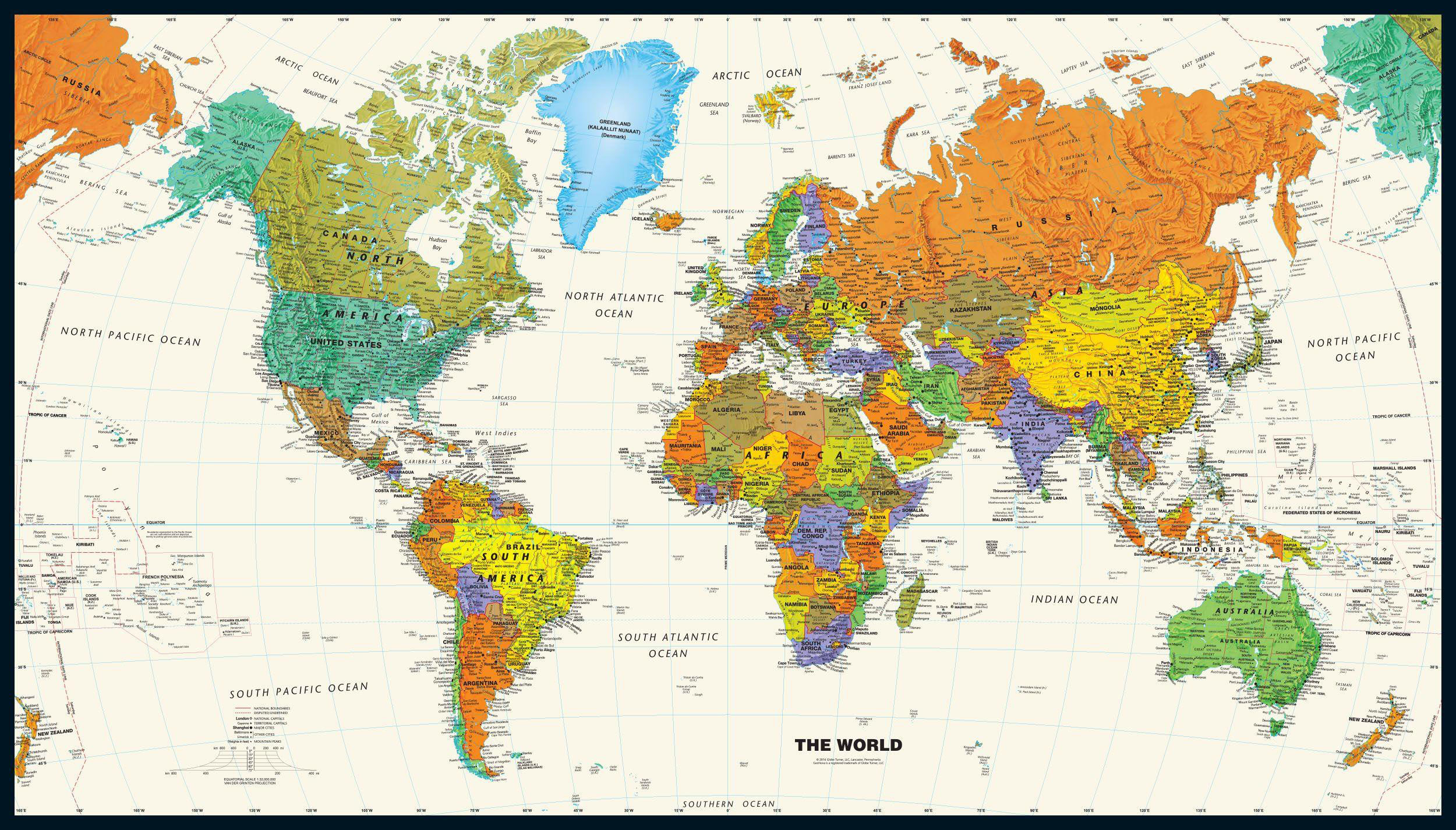 Free Printable World Map Wallpaper Hd, 4K, Png, Images In Pdf regarding Printable World Map With Cities