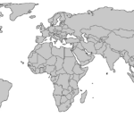 Free Printable World Map With Countries Template In Pdf With Free Printable Blank World Map With Countries