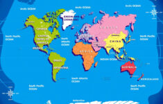 Free Printable World Map With Country Name List In Pdf regarding Free Printable Map Of The World With Country Names